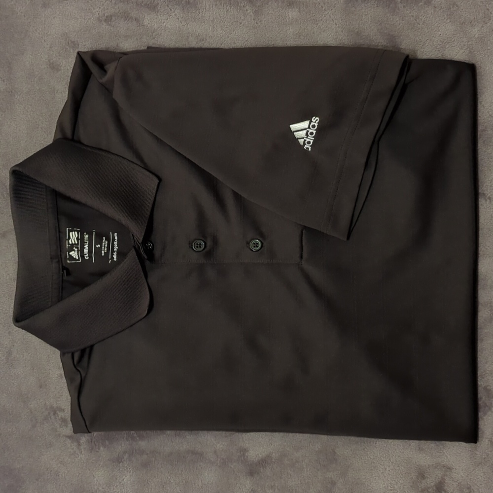 Adidas Golf Polo in Black, Size Small